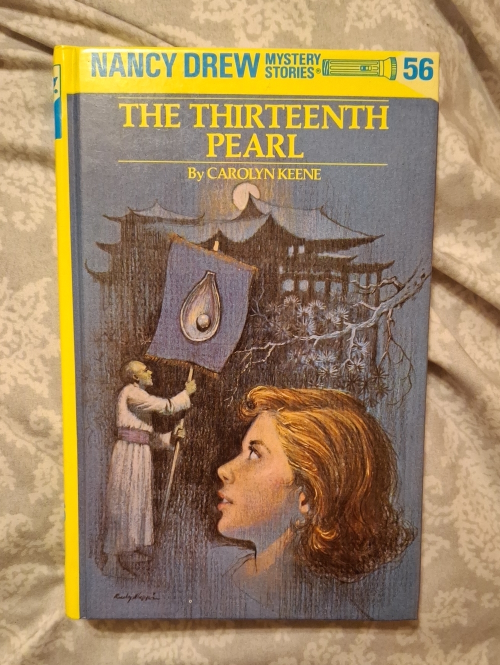 Nancy Drew: The Thirteenth Pearl — Classic Mystery Hardcover (Yellow/Blue)